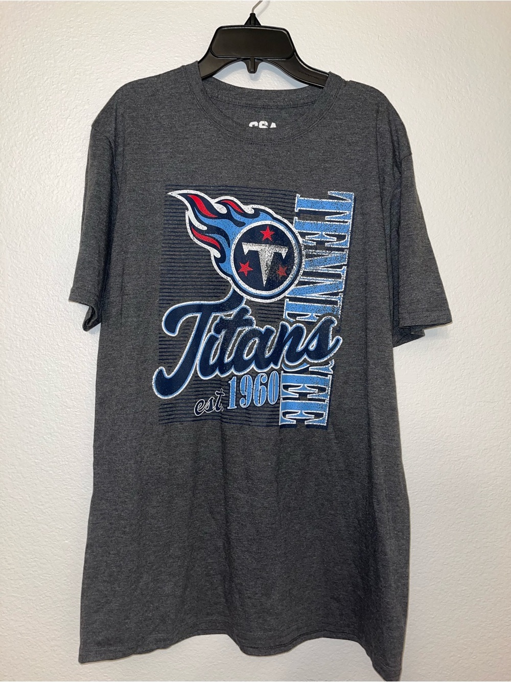 Titans Short Sleeve Graphic Tee - Charcoal